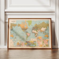 Postal Steamship Lines 1899 - Verdenskort