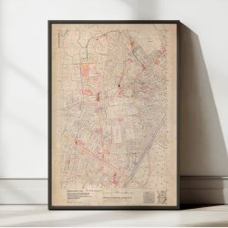 Charlottenlund Ordrup 1937 - Matrikelkort