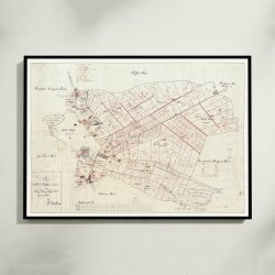 N�stved Markjorder 1859 - Matrikelkort