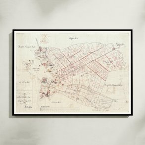 N�stved Markjorder 1859 - Matrikelkort