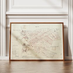 N�stved Markjorder 1859 - Matrikelkort