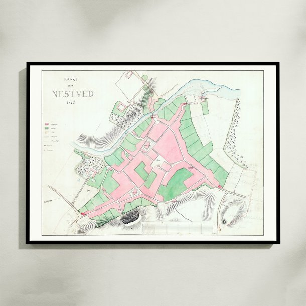 N�stved Konsumtionsgr�nse 1860 - Bykort