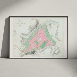 N�stved Konsumtionsgr�nse 1860 - Bykort