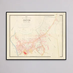 N�stved Bygrunde 1869 - Matrikelkort