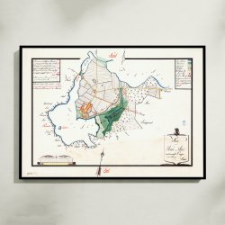 Sor� og S�er 1838 - Landskabskort