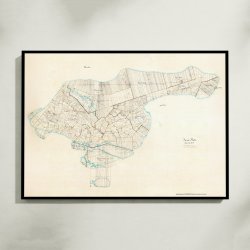 L�s� Herredskort 1895 - Landskabskort