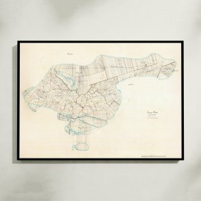 L�s� Herredskort 1895 - Landskabskort