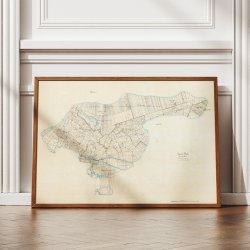 L�s� Herredskort 1895 - Landskabskort