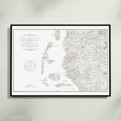 Slesvig Nordvest 1857 - Kobberstik