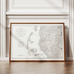 Slesvig Nordvest 1857 - Kobberstik