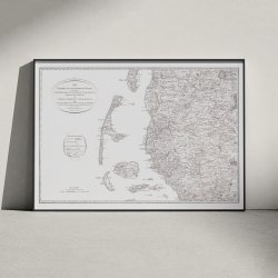 Slesvig Nordvest 1857 - Kobberstik