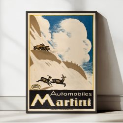 Automobiles Martini 1923 - Bilplakat