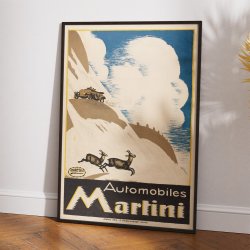 Automobiles Martini 1923 - Bilplakat