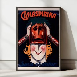 Cafiaspirina 1930 - Reklameplakat