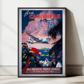 Fly to the Caribbean 1935 - Rejseplakat