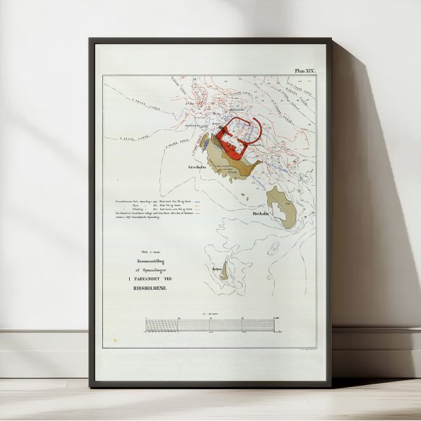 Hirsholmene 1878 - Plakat