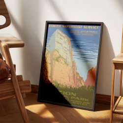 Zion National Park 1938 - Rejseplakat