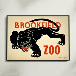 Brookfield Zoo 1936 - Dyreplakat