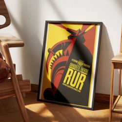 RUR Marionette Theatre 1936 - Teaterplakat