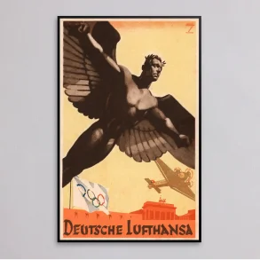 Deutsche Lufthansa 1936 - Reklameplakat