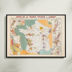 France Vinicole 1945 - Vinkort