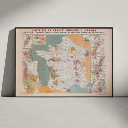 France Vinicole 1945 - Vinkort