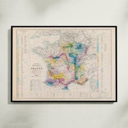 France Vinicole 1861 - Vinkort