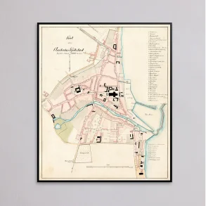 Aarhus Bygrunde 1870 - Historisk kort