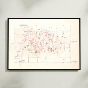 Aalborg Bygrunde 1870 - Historisk kort