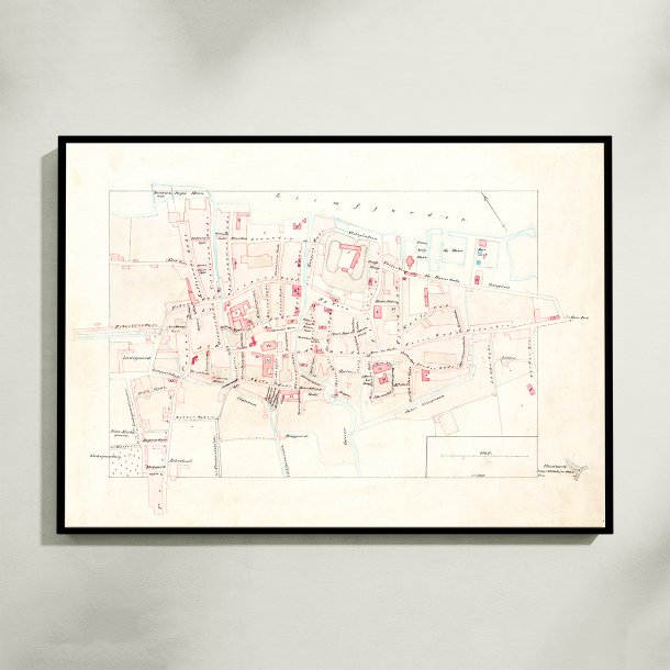 Aalborg Bygrunde 1870 - Historisk kort