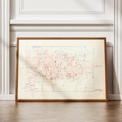 Aalborg Bygrunde 1870 - Historisk kort