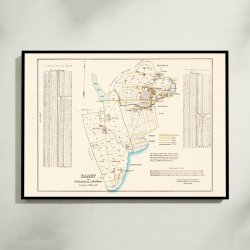 Frederiksberg &amp; Hvidovre 1850 - Pastoratkort