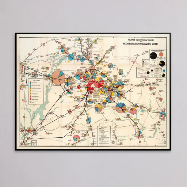 Berlin Industrikort 1928 - �konomisk kort