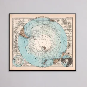 Sydpolar Kort 1881 - Atlasblad