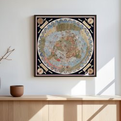 Urbano Mondi - Tavola 1587 - Verdenskort