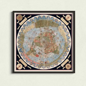 Urbano Mondi - Tavola 1587 - Verdenskort