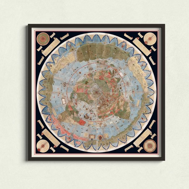 Urbano Mondi - Tavola 1587 - Verdenskort