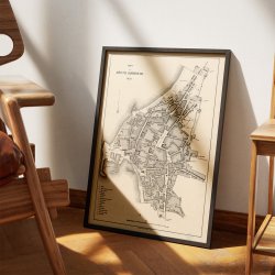 Kort over Rnne Kjbstad 1858