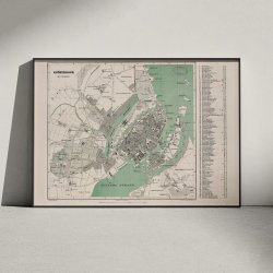 Kjbenhavn med Forstder 1871