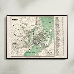 Kjbenhavn med Forstder 1871