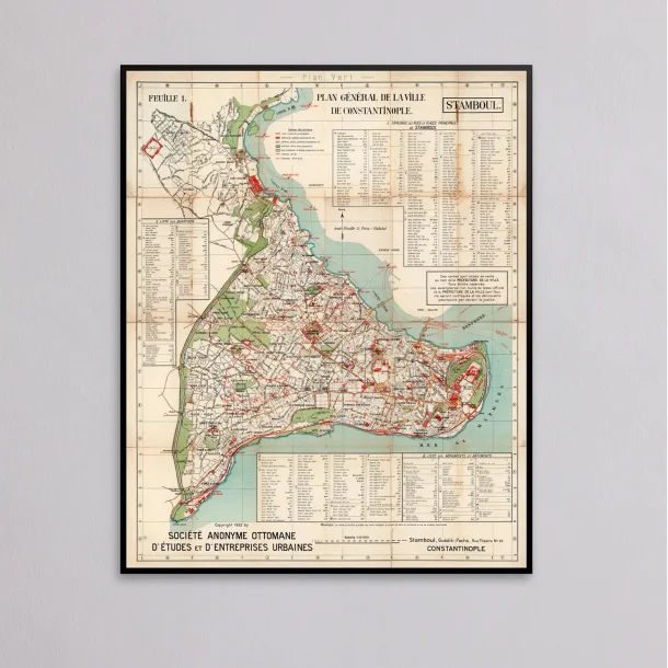 Konstantinopel Stamboul 1922 - Bykort