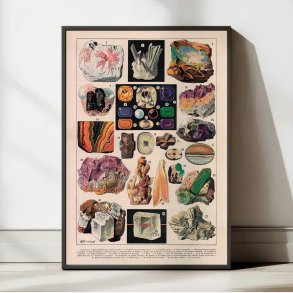 Mineraler 1918 - Osmanisk naturillustration