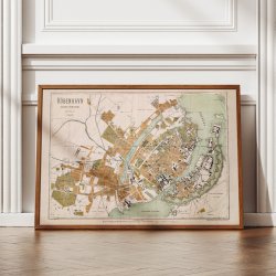 Kbenhavn med Forstder 1880 - Bykort