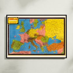 Europa 1939 - Politisk kort