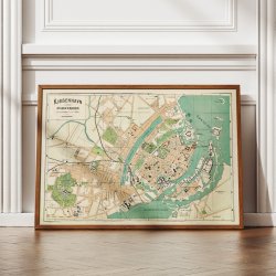 Kbenhavn med Forstder 1884 - Bykort