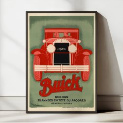 Buick 1904-1929 - Reklameplakat
