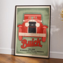 Buick 1904-1929 - Reklameplakat