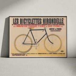 Hirondelle Cykler 1899 - Reklameplakat