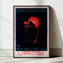 X�rez-Quina-Ruiz 1905 - Cappiello plakat