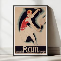 La Raquette RAM - Ren� Vincent plakat